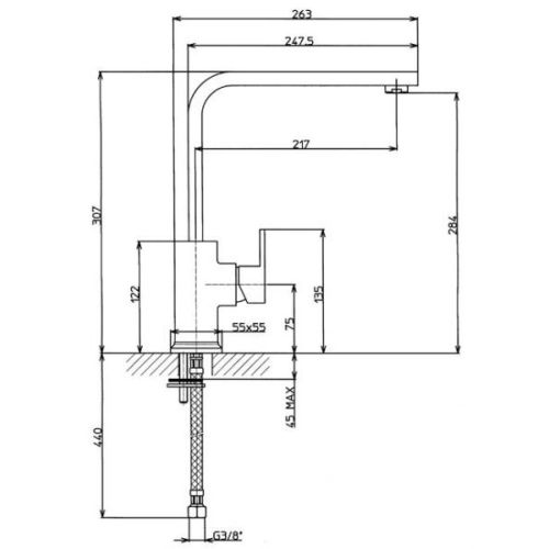 ΜΠΑΤΑΡΙΑ ΚΟΥΖΙΝΑΣ ΧΡΩΜΕ Teorema GOSSIP 296525
